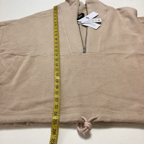 UGG NWT Women’s Elane Mixed Half Zip Kangaroo Pocket Pullover Size XL - Picture 5 of 12